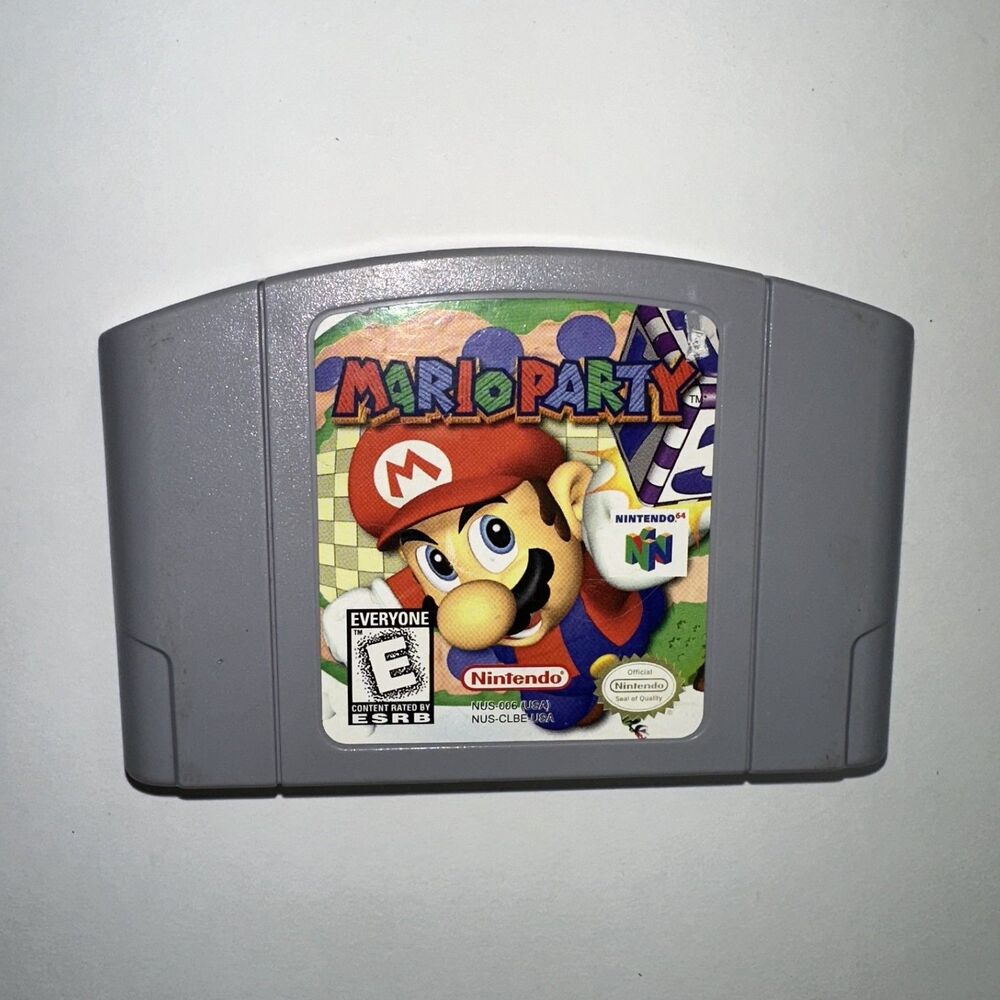 Mario Party - Nintendo 64 Game Cartridge (N64) - Authentic, Original - TESTED